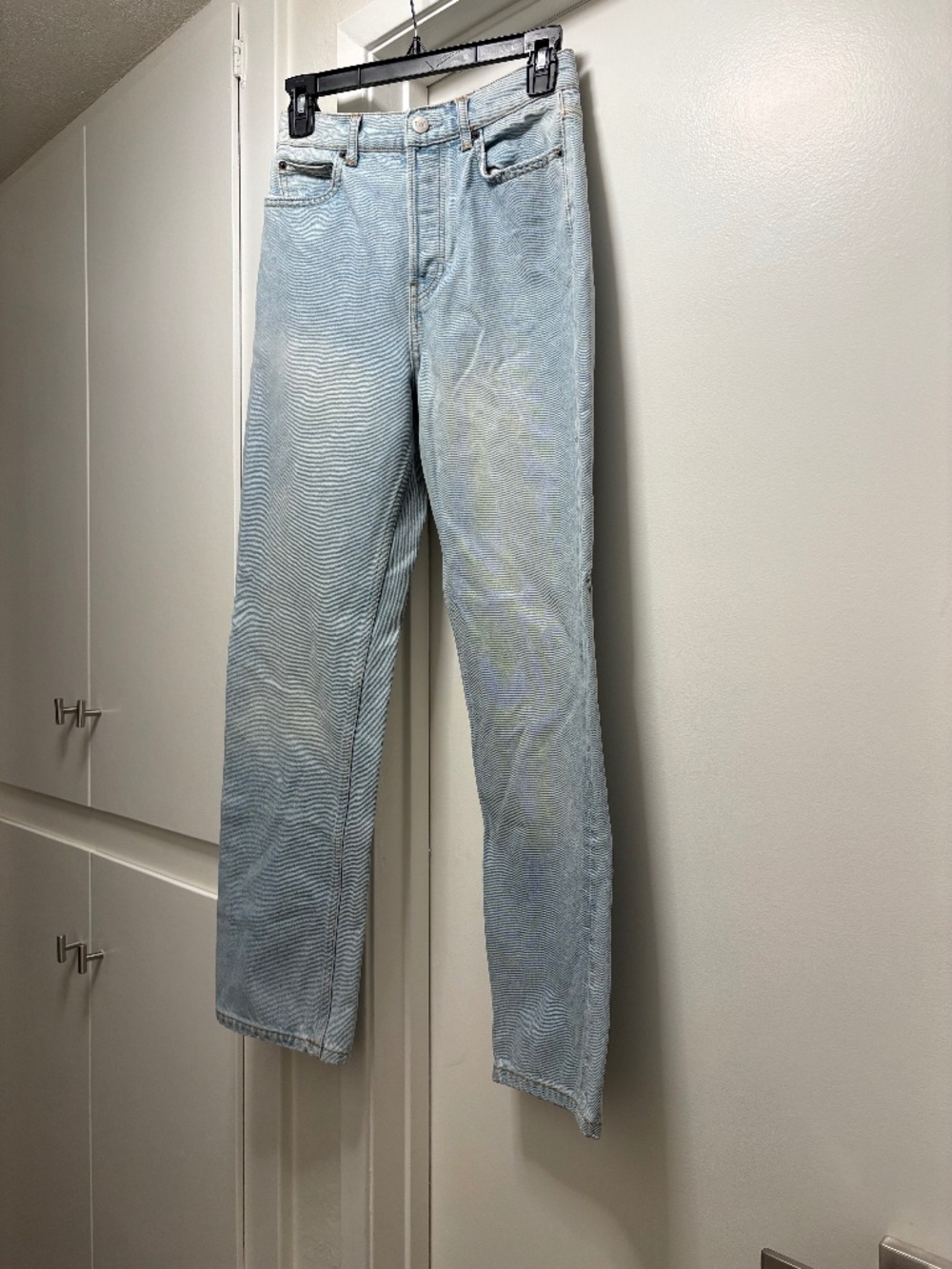 Reformation button fly light wash jeans - boyfriend?? - size 24